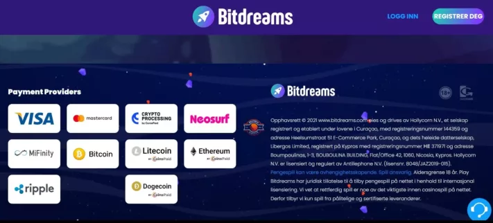 bitdreams casino norge 1