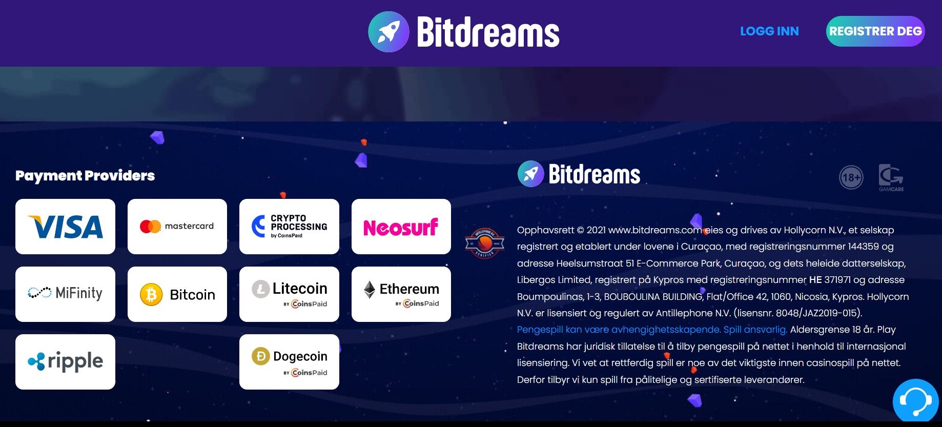 bitdreams casino norge 1
