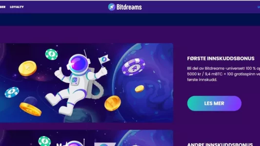 bitdreams casino norge bonuser