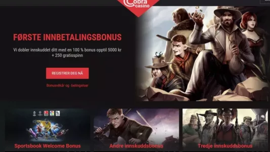 cobra casino norge bonuser