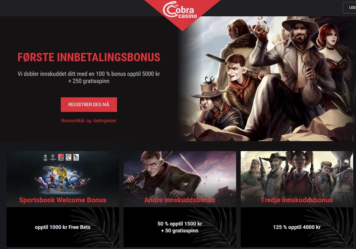 cobra casino norge bonuser