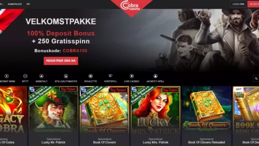 cobra casino norge omtale