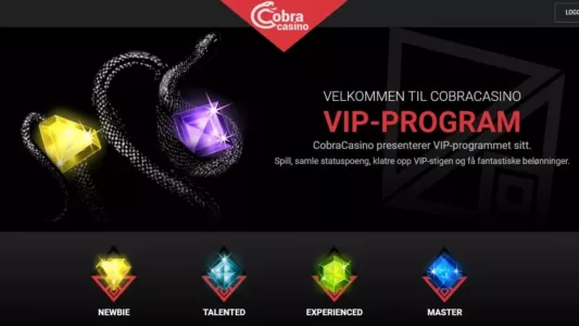 cobra casino norge vip