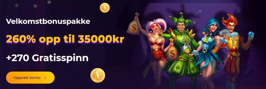 iwild casino bonus norge