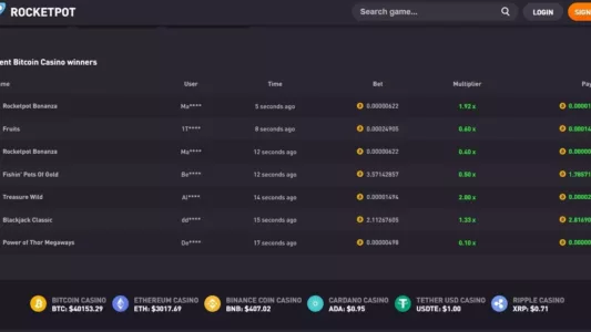 rocketpot kryptocasino