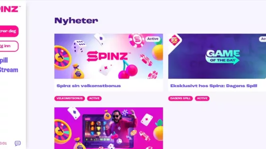 spinz casino bonuser