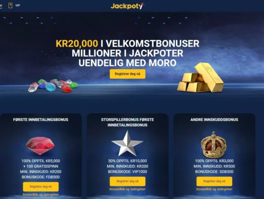 jackpot casino bonuser