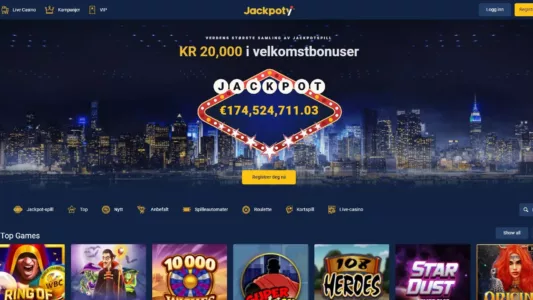 jackpoty casino omtale