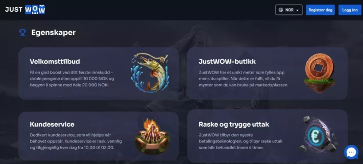 justwow casino norge omtale 2