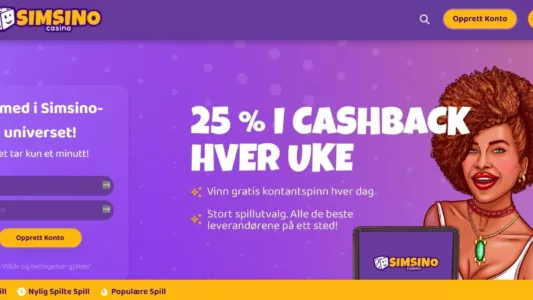 simsino casino norge omtale