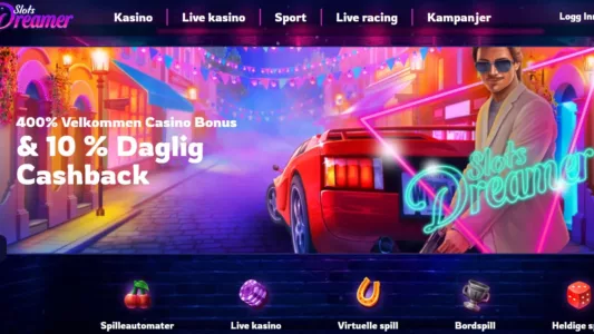 slots dreamer casino norge omtale