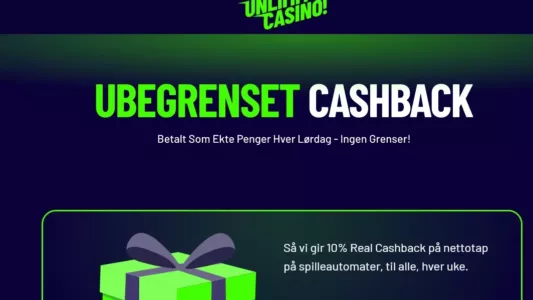 unlimit casino cashback