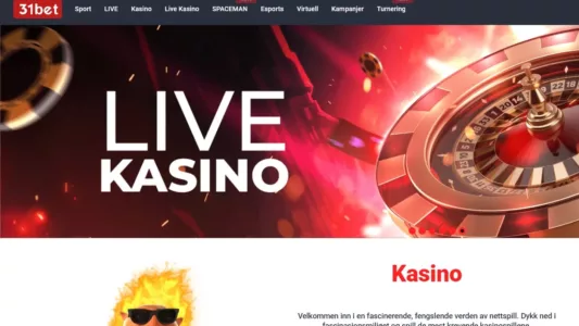 bet31 casino norge omtale