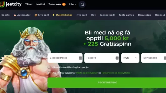 jeetcity casino norge omtale
