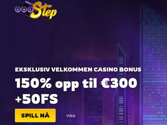 one step casino norge omtale