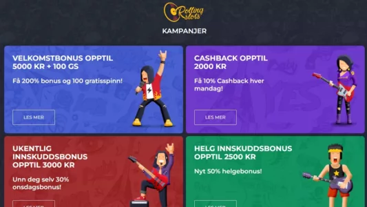 rolling slots kampanjer