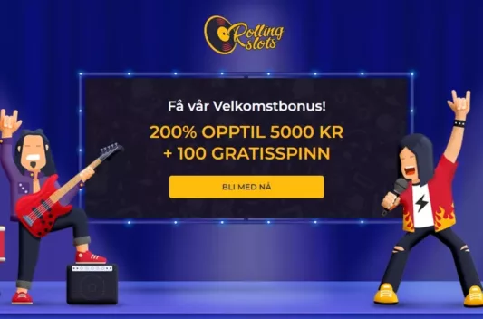 rolling slots casino norge omtale