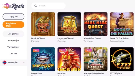 bit reels casino omtale spill
