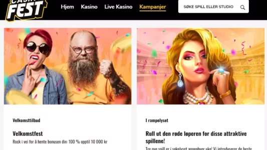casino fest kampanjer norge