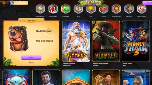 win legends casino spill og automater