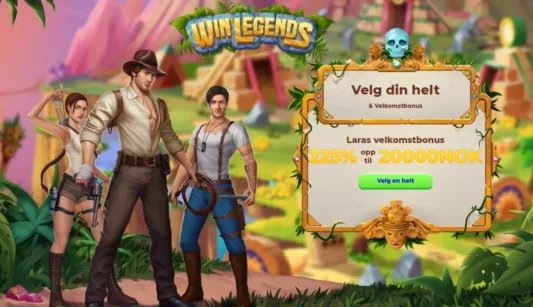 winlegends casino omtale norge