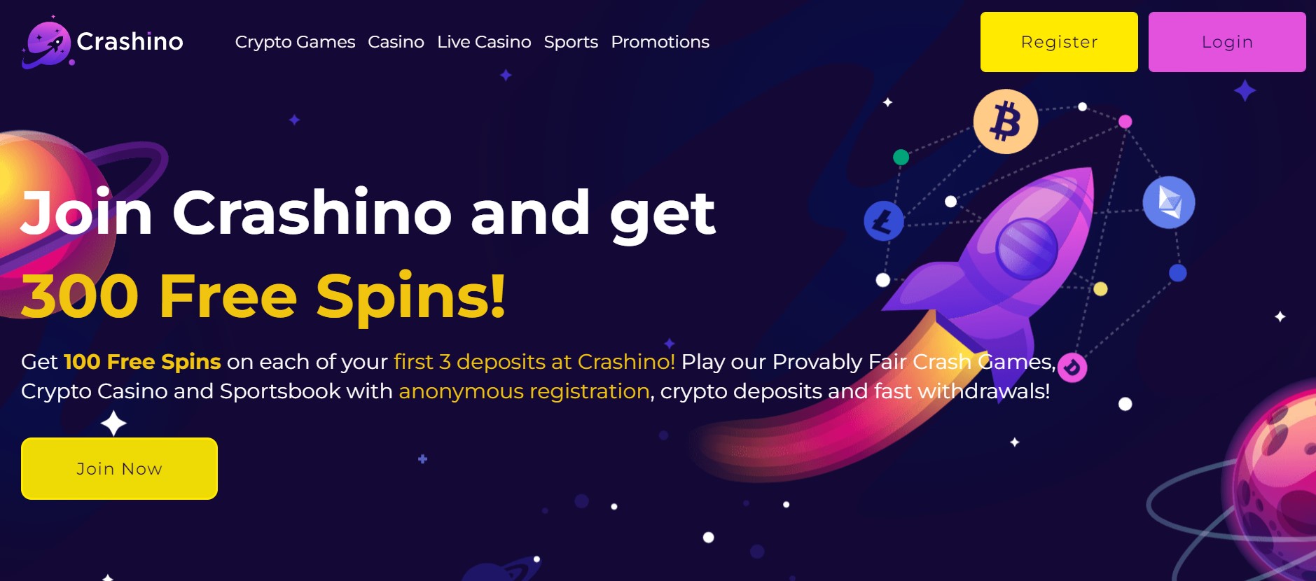 crashino casino norge omtale