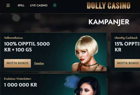 dolly casino kampanjer og bonuser