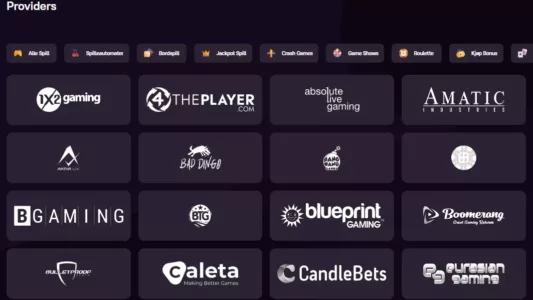 zoome casino spillutviklere