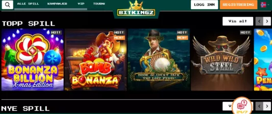 bitkingz casino omtale norge