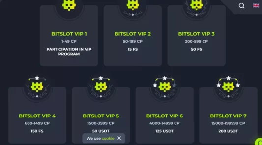 bitslot.io lojalitetsprogram