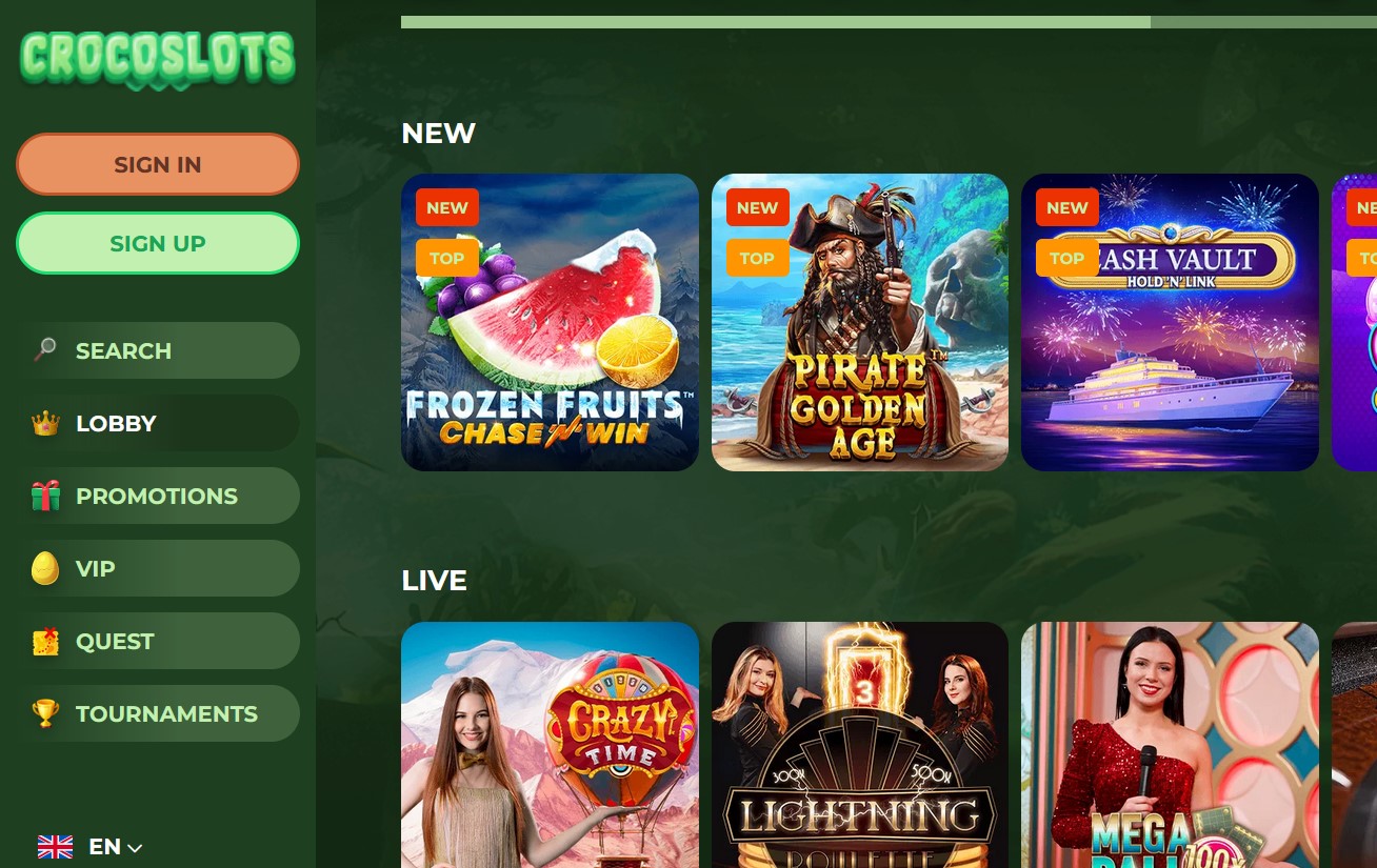 crocoslots casino norge omtale