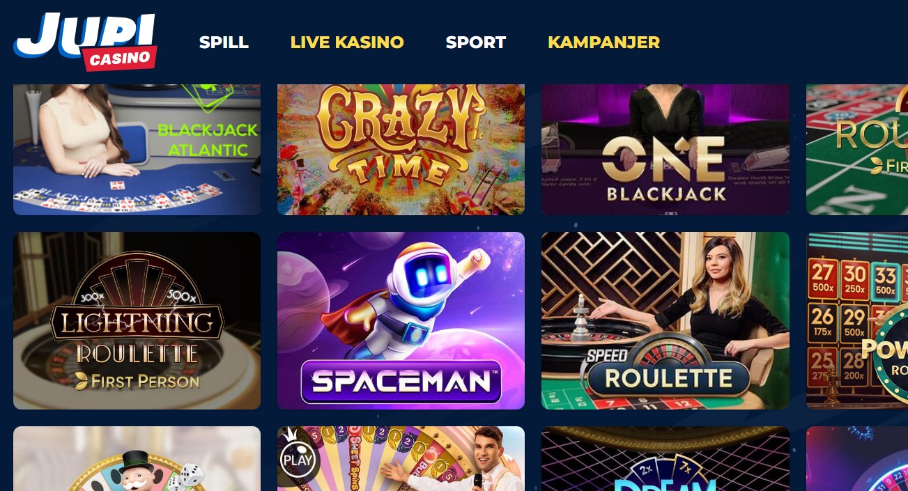jupi casino live spill og moro