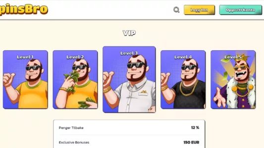 lojalitetsprogram hos spinsbro casino