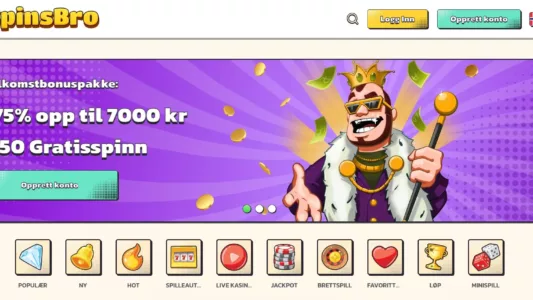 spinsbro casino omtale norge