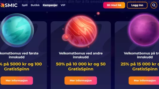 cosmic slot casino kampanjer