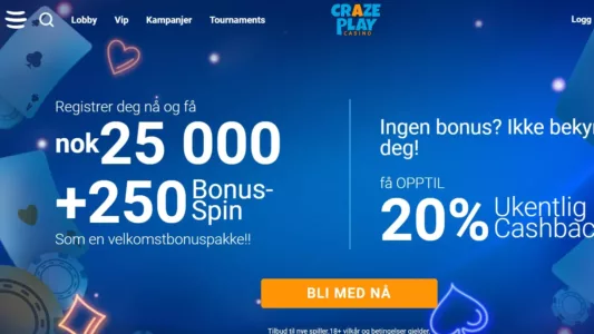 craze play casino omtale