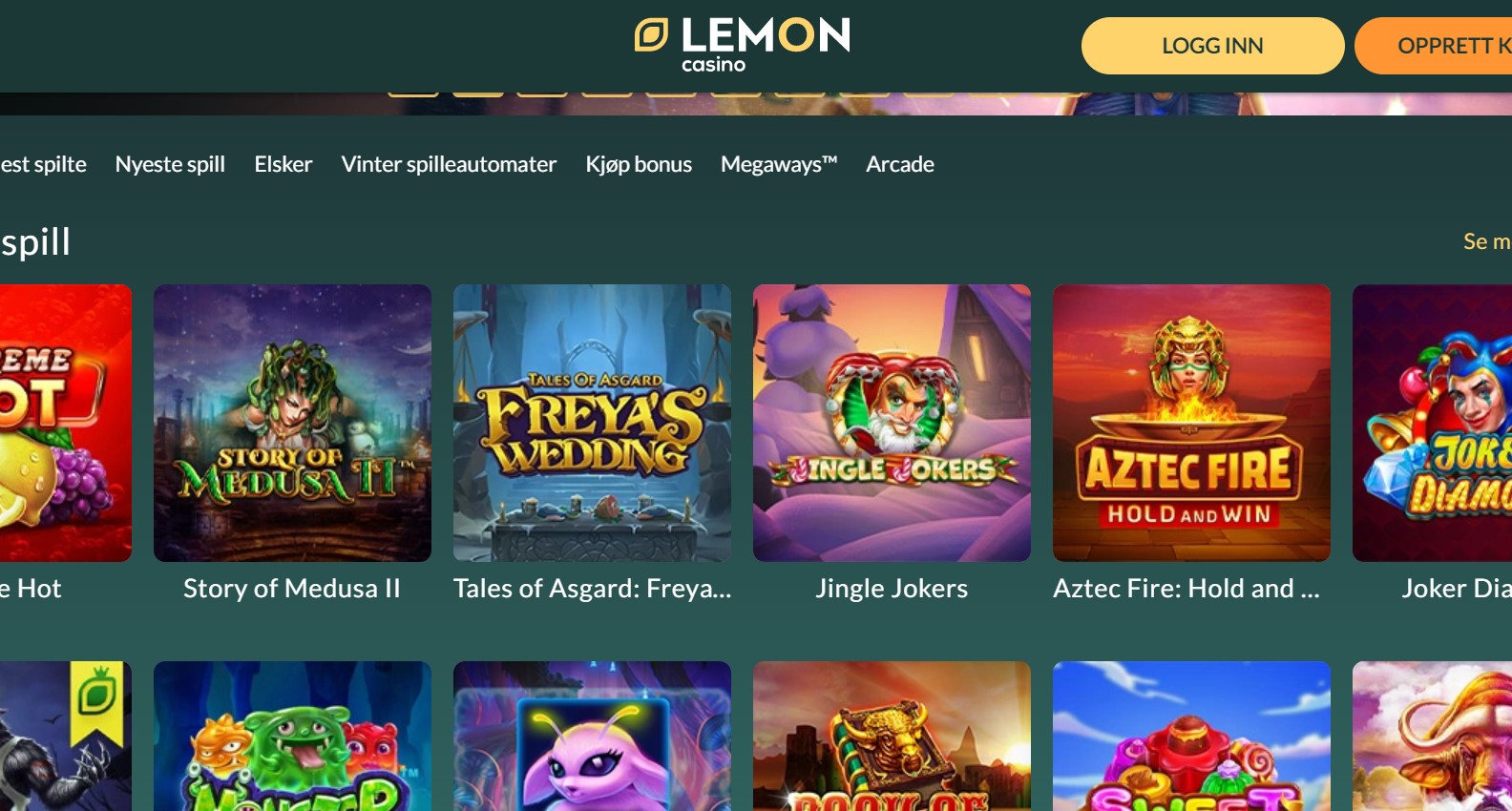 lemon casino omtale norge
