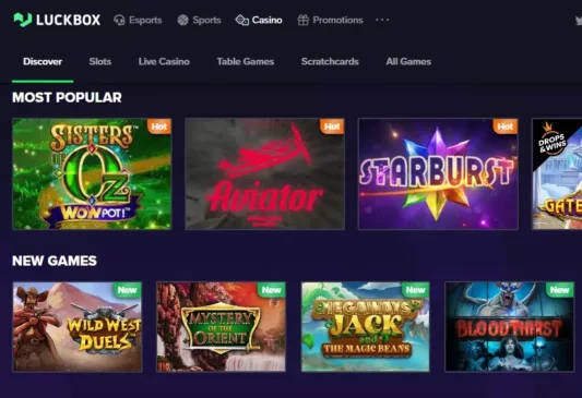 luckbox casino omtale norge