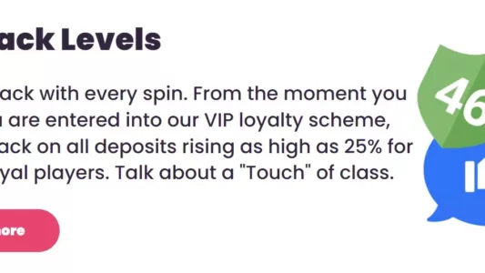 touch casino cashbackbonus