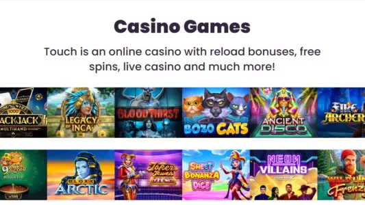 touch casino spill i norge