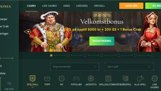 casinia norge omtale
