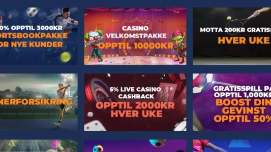 spinbookie kampanjer og bonuser