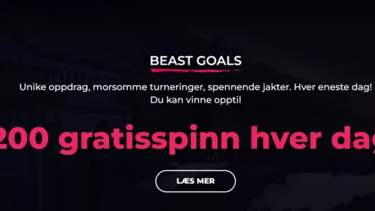få gratisspinn med beastino goals