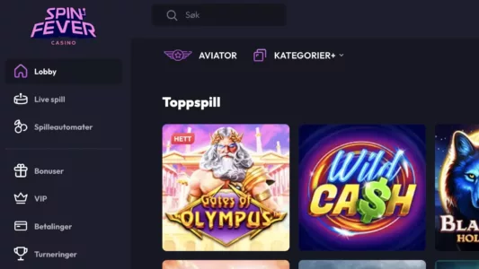 spin fever casino omtale norge