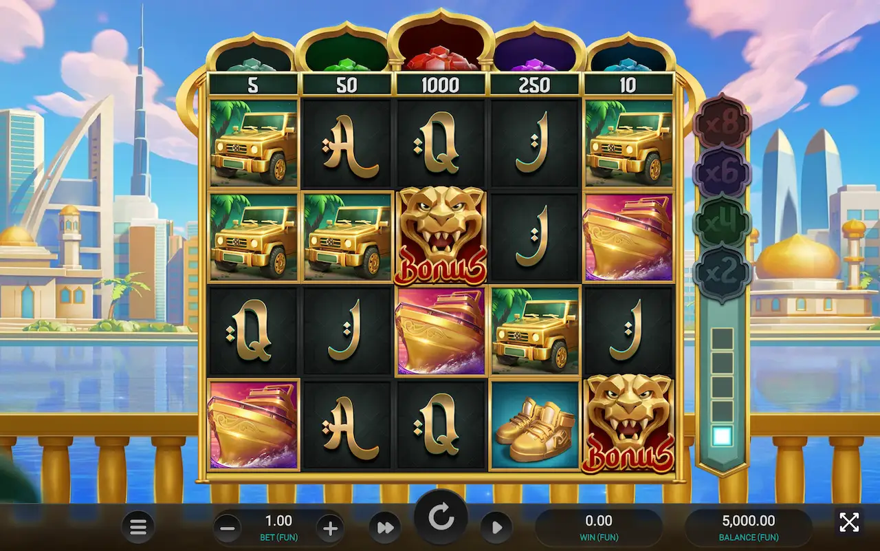 sultan spins slot