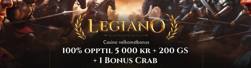 legiano casino bonus