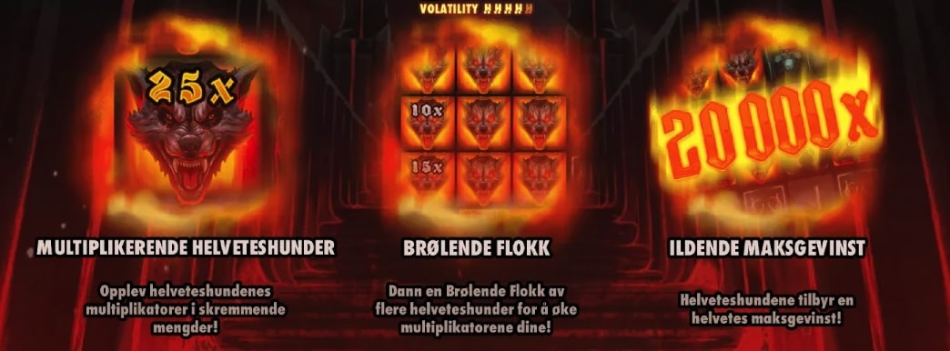 hounds of hell spilleautomat