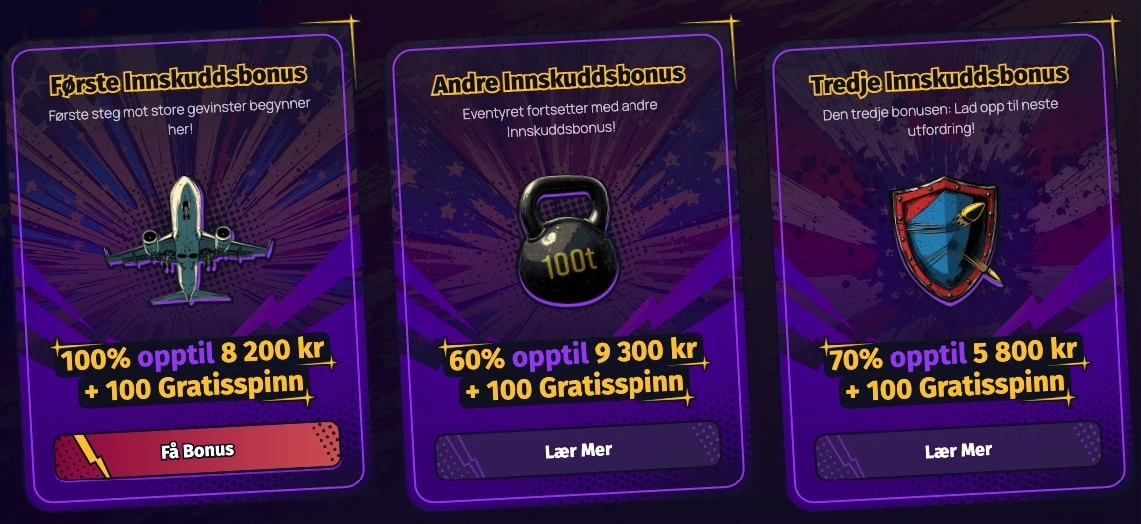 spinlander casino bonus