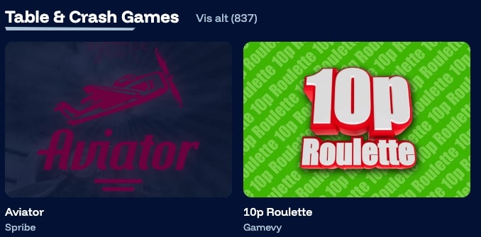 frostybet casino spill