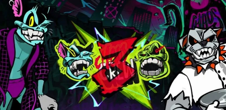 Chaos Crew 3 spilleautomat fra Hacksaw Gaming med graffiti, multiplikatorer og 30 000x gevinst